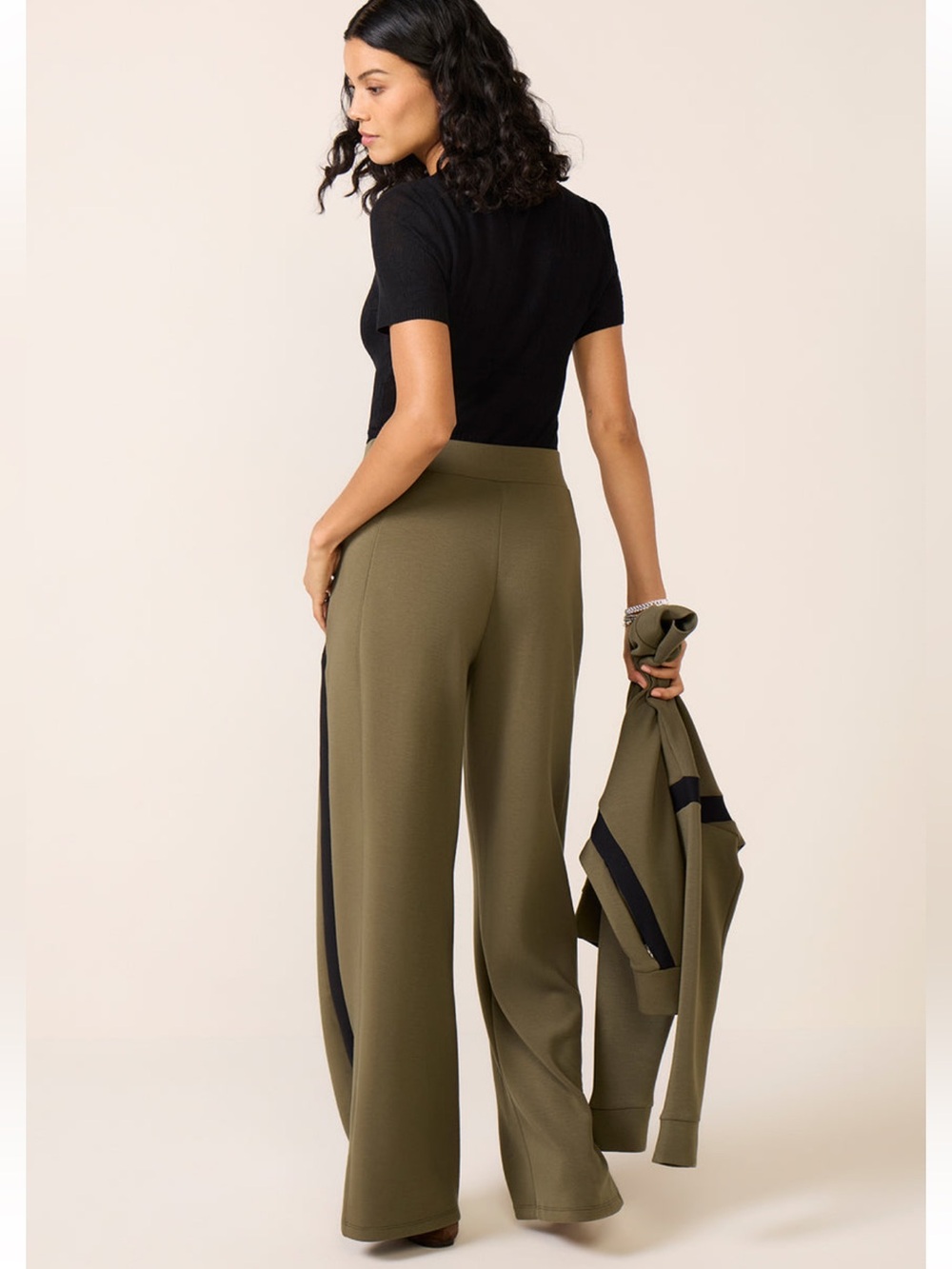 Spanx AirEssential Stripe Track Pant - Picture 4 of 6